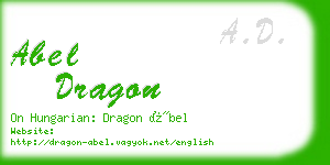 abel dragon business card